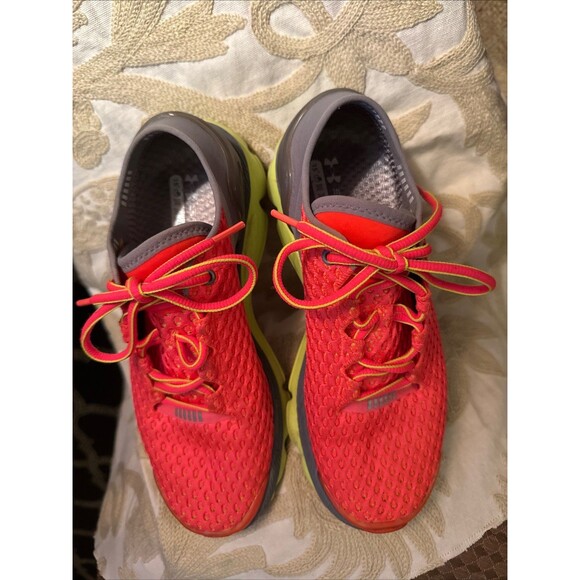 Under Armour Speed Foam Gemini Womens Orange Running Shoe Size 7.5 - Picture 1 of 8